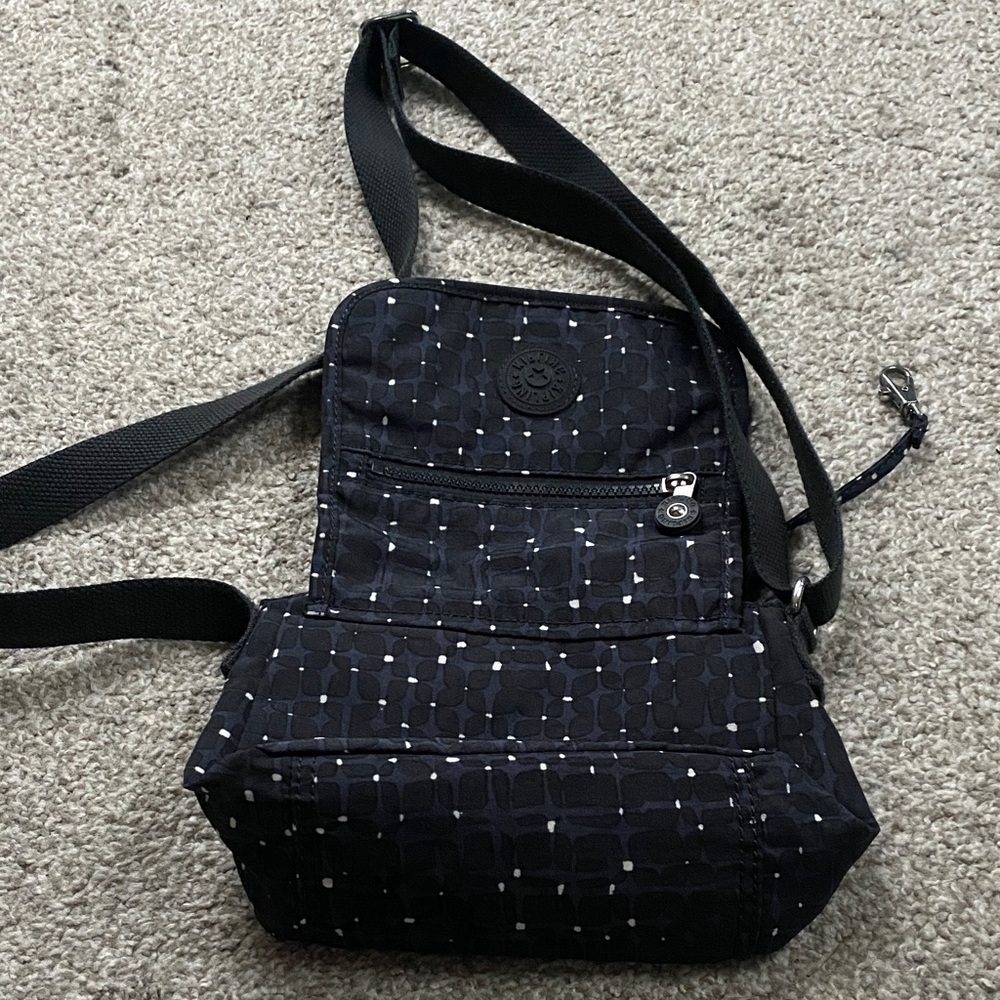 Kipling Black and White Crossbody Bag - Picture 3 of 9